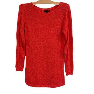 Rachel Zoe Karla Openwork Red Sweater NWT